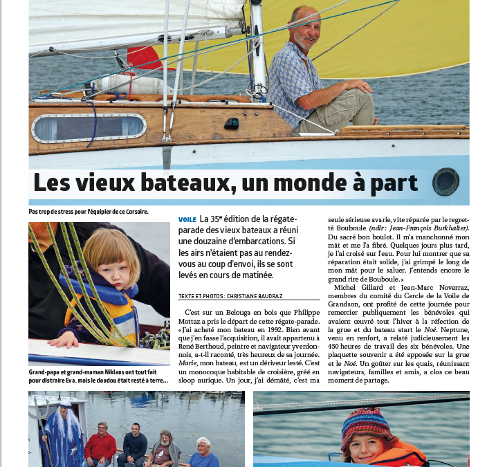 35ème régate-parade des vieux bateaux.