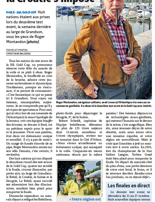 SSL Gold Cup, 2e semaine de Test Event