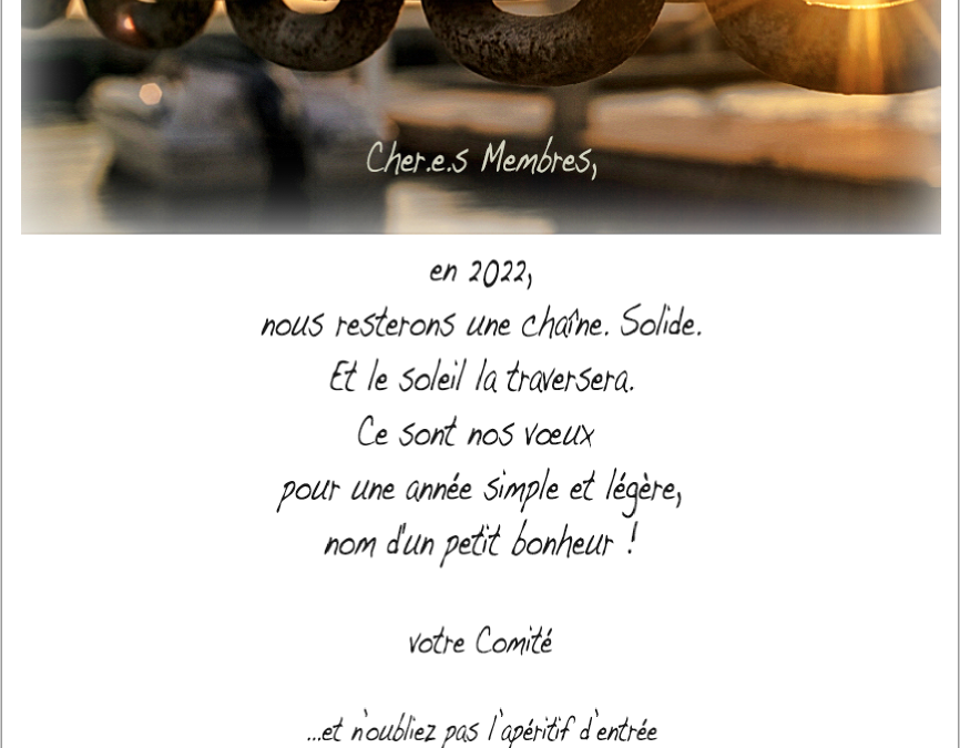 Voeux 2022.