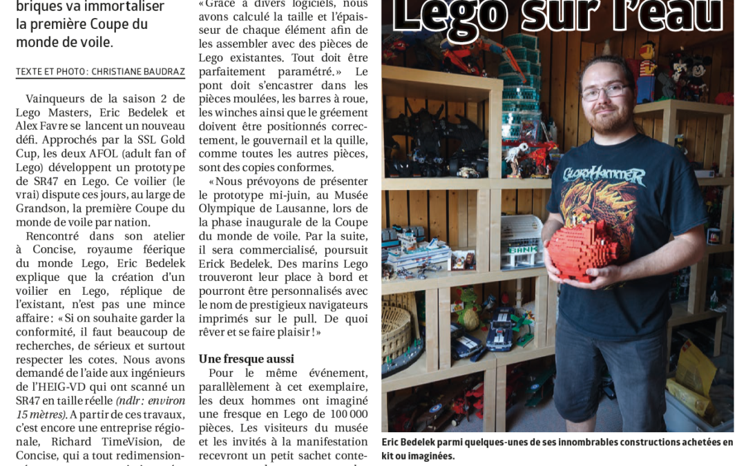 SSL Gold Cup, LEGO sur l&rsquo;eau.
