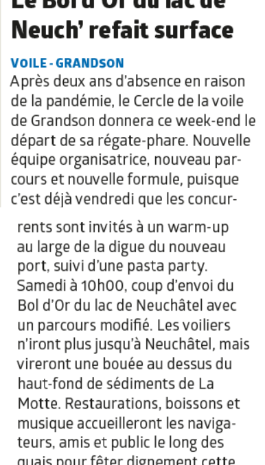Le Bol d’Or refait surface !