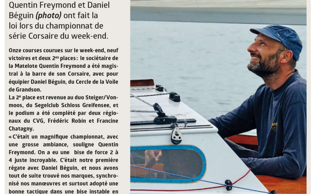 Corsaire : Championnat de série, les régionaux à l&rsquo;honneur.