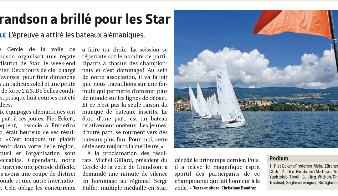 Grandson brille pour les Star.