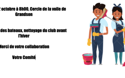 22 octobre, le club a besoin de vous !