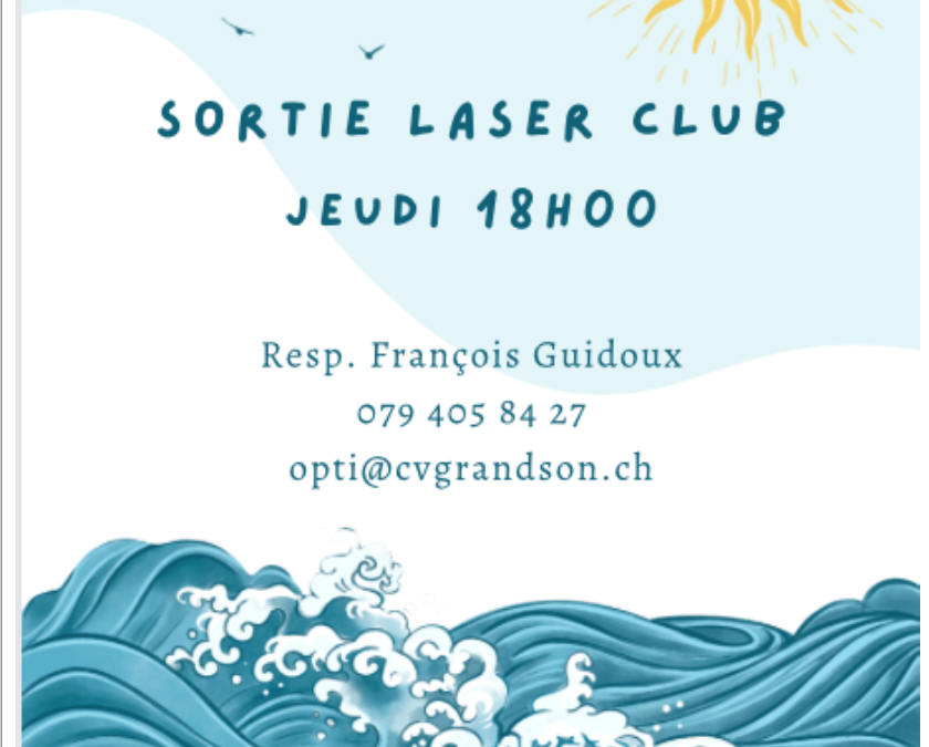 Sortie Laser du jeudi soir.