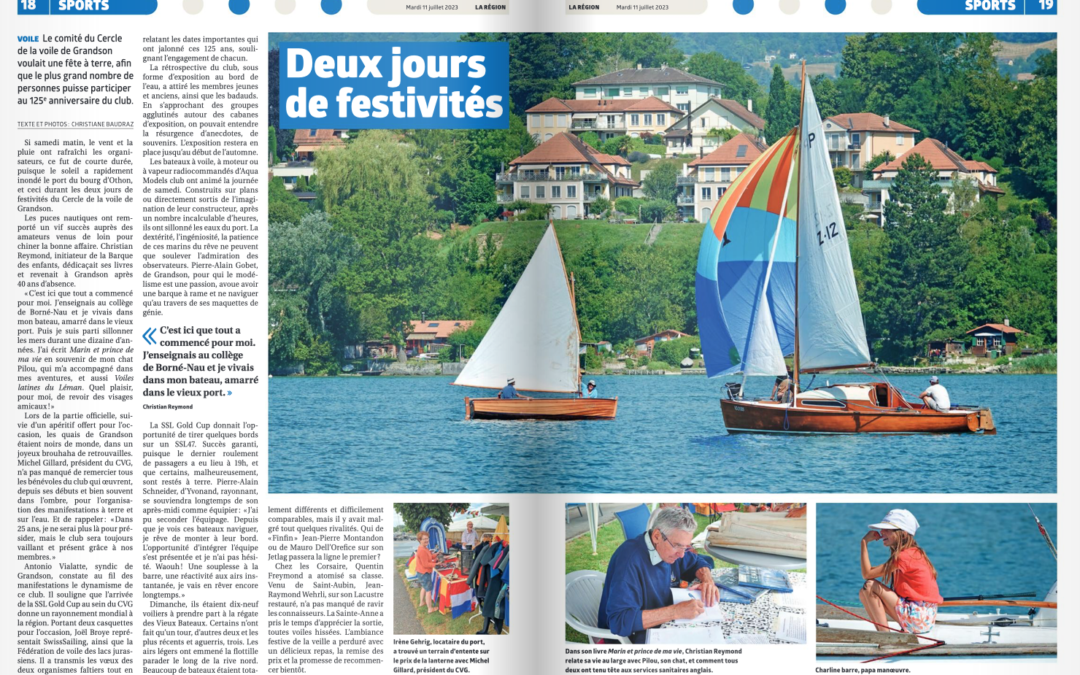Deux jours de festivités.
