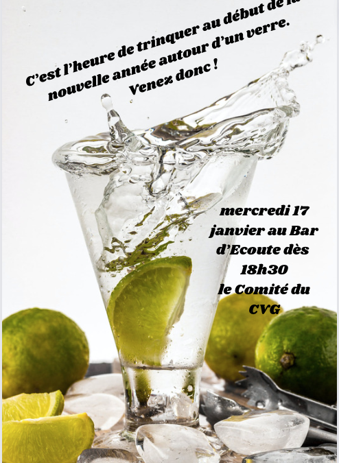 Apéritif début d’année.