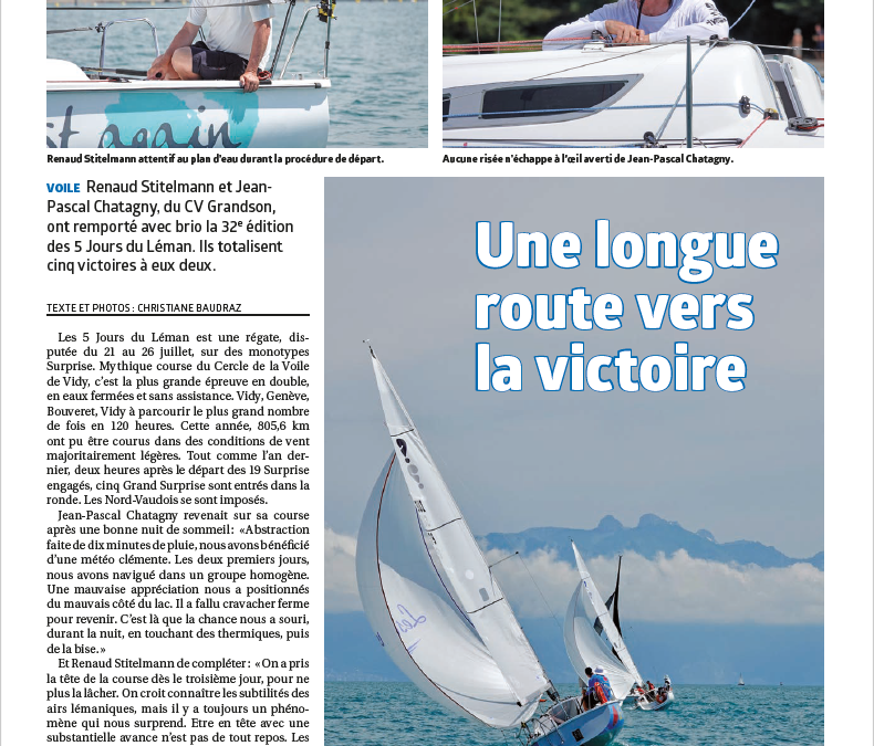 Une longue route vers la victoire.