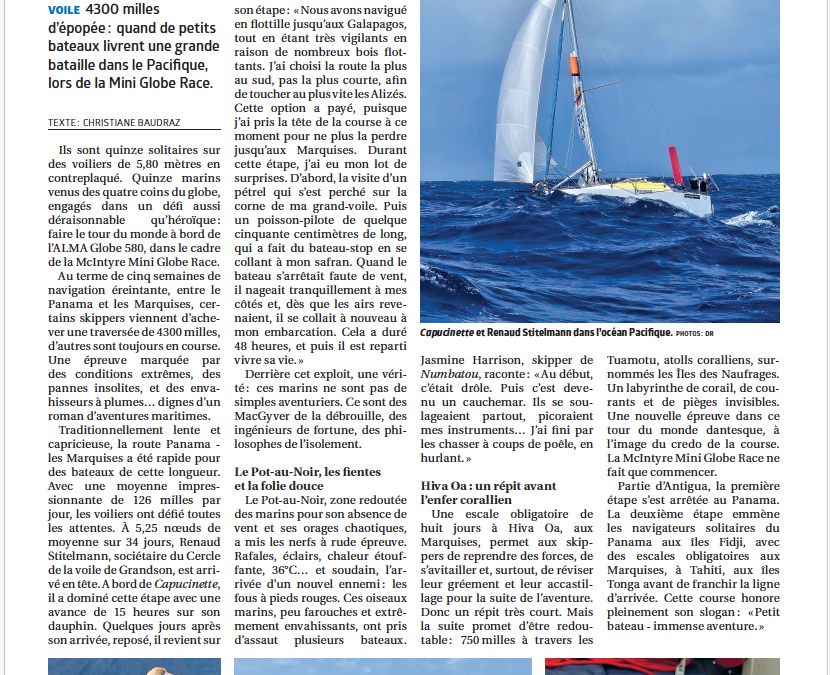 Renaud Stitelmann est arrivé en tête aux Marquises