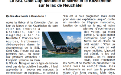 Ça tire des bords à Grandson !