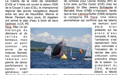 Le CVG et Y-voile lancent la saison C3L.