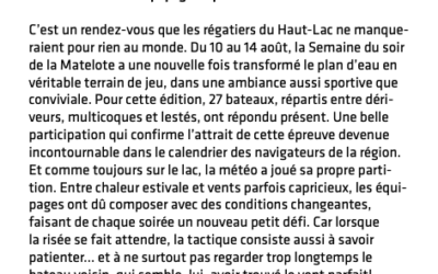 Semaine du soir MY-CVG