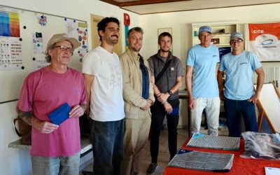 Remise des prix du Championnat de voile des lacs jurassiens.